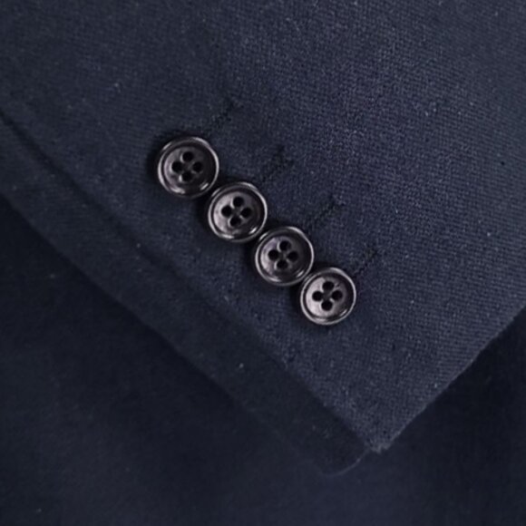 TravelSmith Men's Navy Blue 2 Button Sports Coat Blazer 48R - Picture 6 of 14